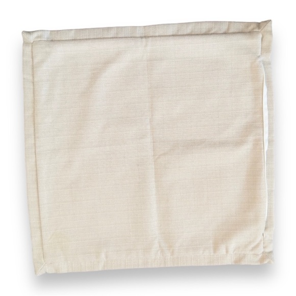 IVORY BEIGE 20x20 LINEN Decorative Accent Pillow Cover 2 Pc Set Modern Farmhouse - Picture 15 of 15